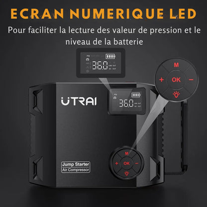 4-in-1 Compact and Practical Tire Inflator